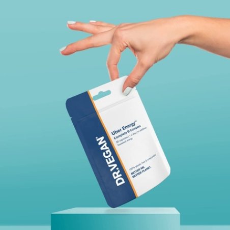 DR.VEGAN Uber Energy High Strength B Vitamin Complex 30 Vegan-Friendly Capsules