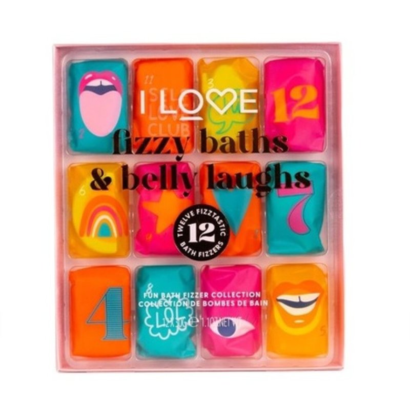Fizzy Baths & Belly Laughs Bath Ball Set 12x30g