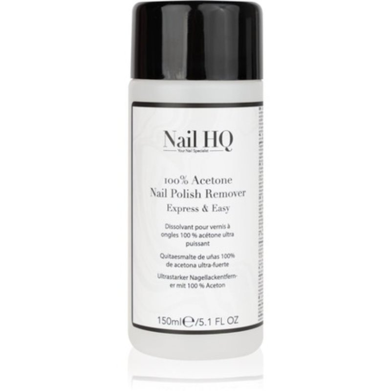 Nail HQ 100% Acetone Nail Polish Remover - 150 ml