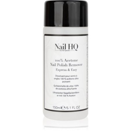 Nail HQ 100% Acetone Nail Polish Remover - 150 ml