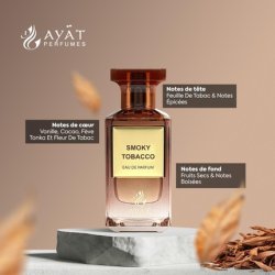 AYAT Perfumes Eau De Parfum Fancy Series 80ml from Dubai - Oriental & Fruity Scent - Unisex Fragrance - Smoky Tobacco