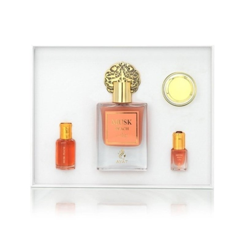 Ayat Perfumes Prestige Complete Musk Collection - Eau de Parfum 50ml, Musk 5ml, Fragrance Oils 12ml, Cream 18g