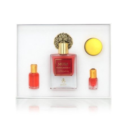 Ayat Perfumes Prestige Complete Musk Collection Eau de Parfum 50ml, Musk 5ml, Fragrance Oils 12ml & Cream 18g