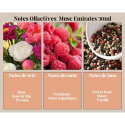 Ayat Perfumes MUSK EMIRATES Eau de Parfum 30ml EDP Oriental Arab - Original Gift Idea for Men and Women