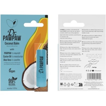 Dr. Pawpaw Coconut Balm Multi-Purpose Hydration for Lips, Skin, Hair & Nails