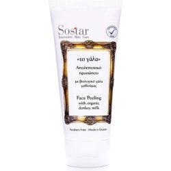 Sostar Face Scrub and Moisturizing Peeling with Organic Donkey Milk