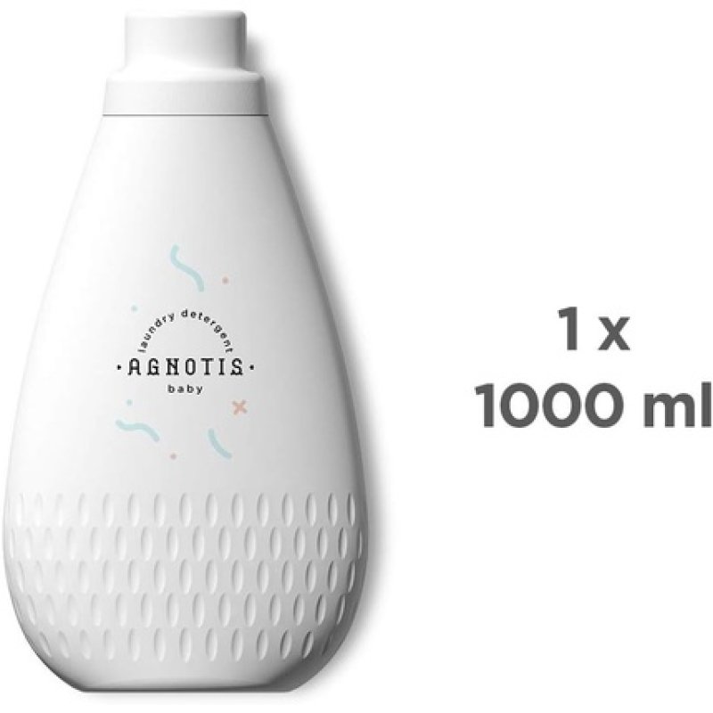 AGNOTIS Baby Liquid Laundry Detergent with Calendula and Organic Chamomile Extract 1000ml Bottle