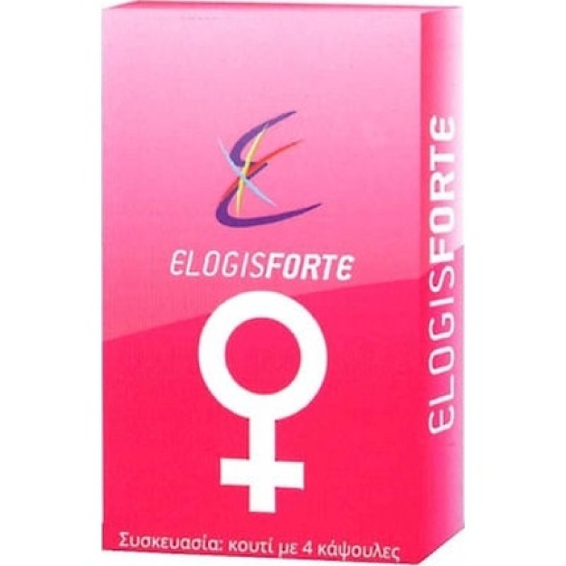 Elogis Pharma Elogis Forte Pink Dietary Supplement For Normal Sexual Function Of Women - 4 Capsules