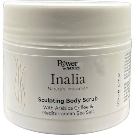 Inalia Sculpting Body Scrub With Arabica Coffee Mediterranean Sea Salt - 200ml