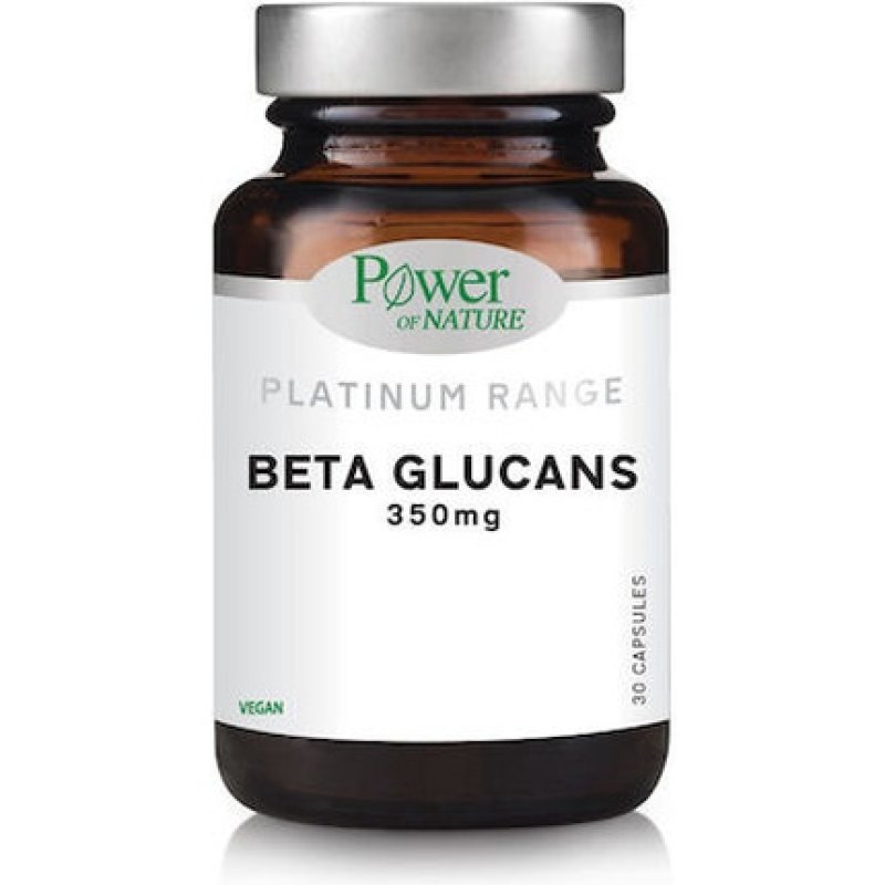 Power Health Platinum Range Beta Glucans 350mg Dietary Supplement For Immune System Support - 30 Capsules