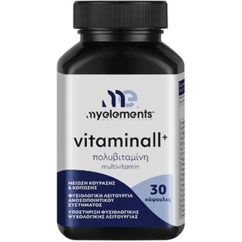 My Elements Vitaminall Dietary Supplement Of Multivitamins And Minerals With Trace Elements - 30 Capsules
