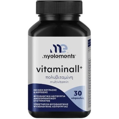 My Elements Vitaminall Dietary Supplement Of Multivitamins And Minerals With Trace Elements - 30 Capsules