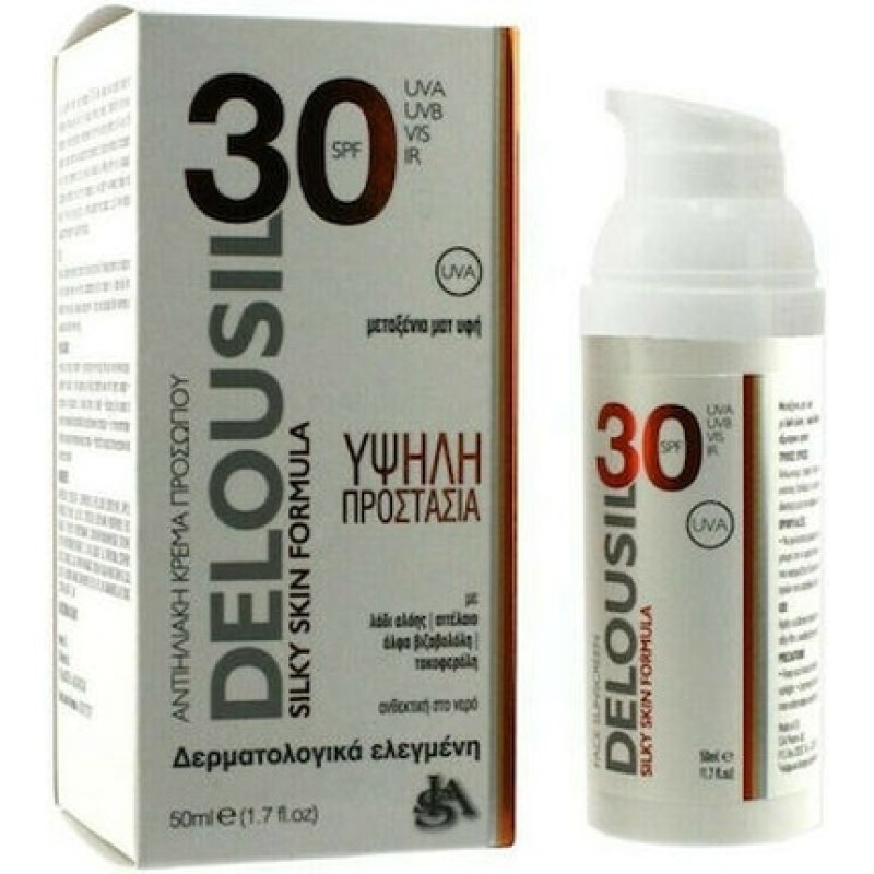 Delousil Silky Skin Formula Spf30 Sunscreen Cream - 50ml