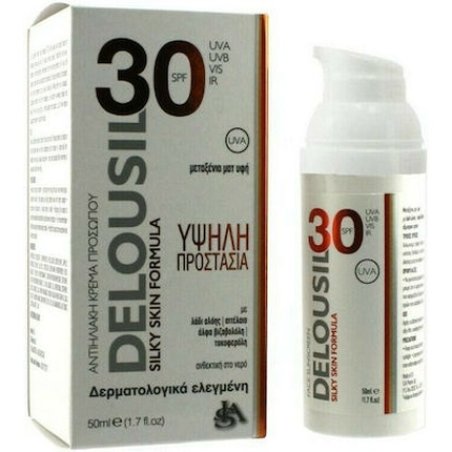Delousil Silky Skin Formula Spf30 Sunscreen Cream - 50ml