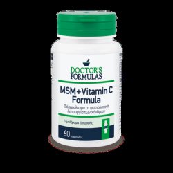 Doctor's Formulas MSM Vitamin C Formula for Normal Cartilage Function 60 Caps