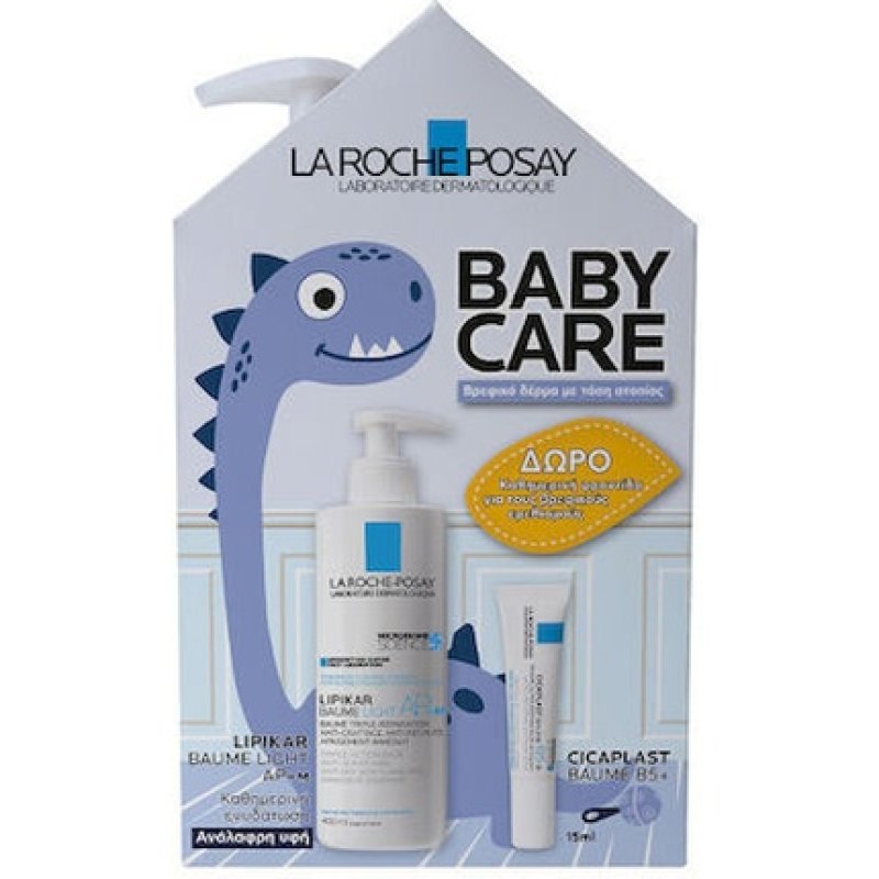 La Roche-Posay Lipikar Baume Light Apm 400ml With Free Cicaplast Baume B5 15ml