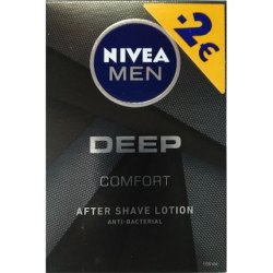 Nivea Men Deep Comfort After Shave Lotion Anti Bacterial - 100ml