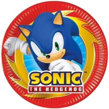 Procos Sonic The Hedgehog 8 Plates 20cm