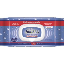 Mega Wet Hankies Clean Protect Antibacterial Wet Antibacterial Wipes - 72 Count