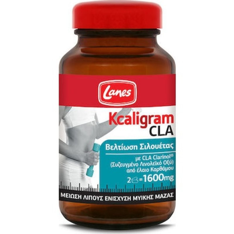 Lanes Kcaligram Cla 1600mg - Fat Reduction And Muscle Mass Enhancement, 60 Capsules