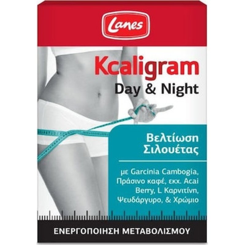 Lanes Kcaligram Day Night Weight Loss Formula - 60 Tablets