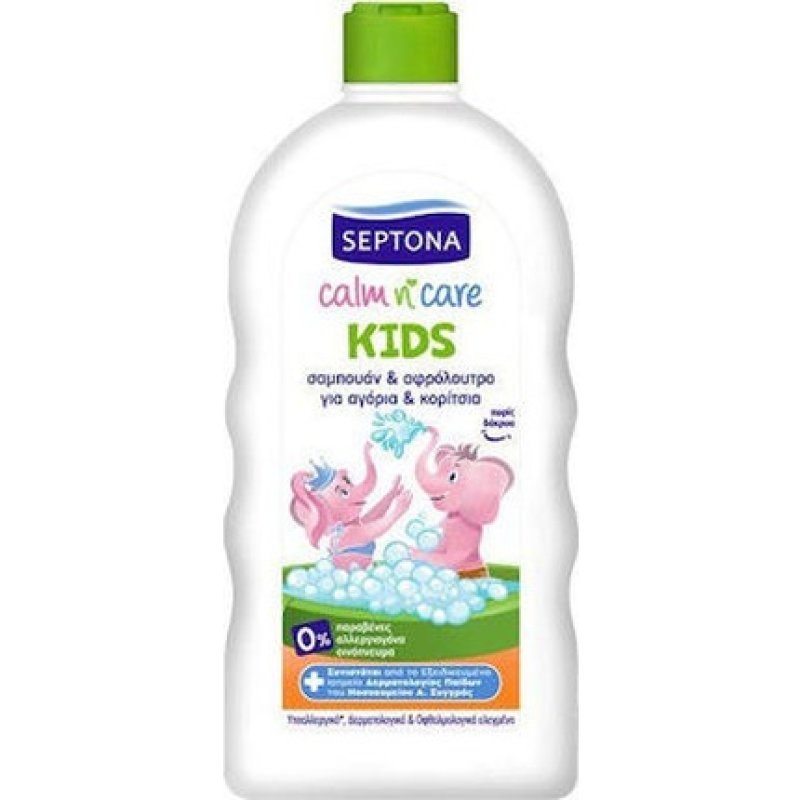 Septona Calm N Care Kids Shampoo And Shower Gel For Boys And Girls 750ml