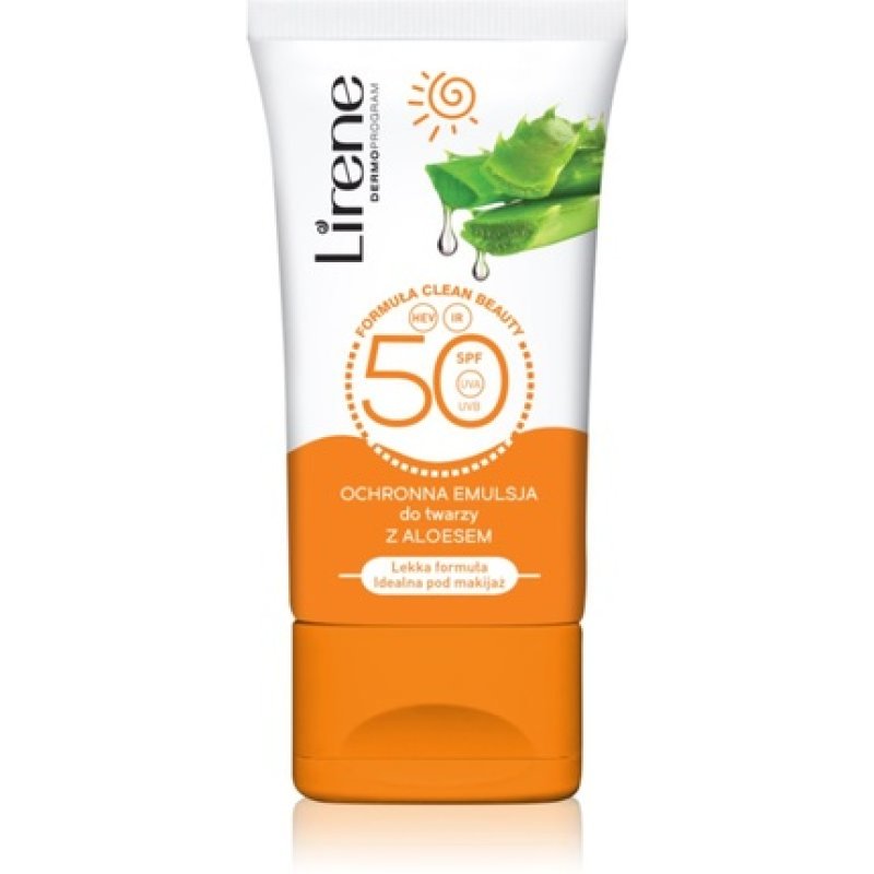 LIRENE Protective Face Emulsion with Aloe SPF50 50ml