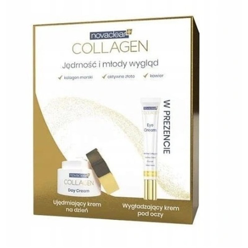 Novaclear Collagen Set - Day Cream 50 Ml And Eye Cream 15 Ml For Long Term Use