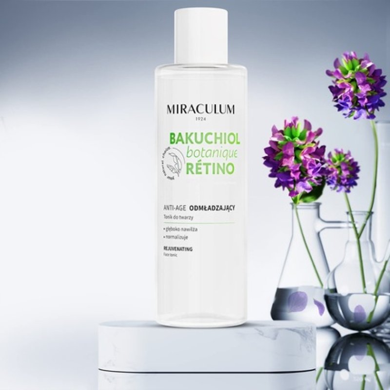 Miraculum Bakuchiol Cleansing Water for Pore Cleansing & Visibly Clearer Skin 200ml