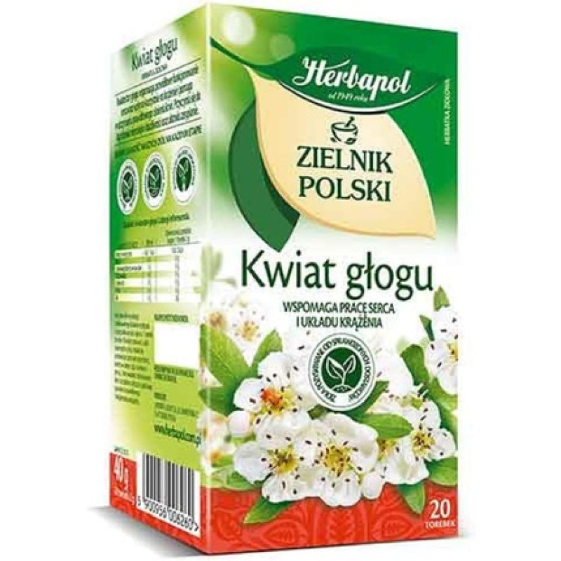 Herbapol Hawthorn Flower Herbal Tea 20 Teabags