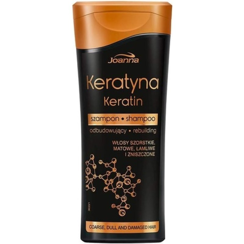 Joanna Keratin Shampoo for Rough Damaged Brittle Hair 200ml
