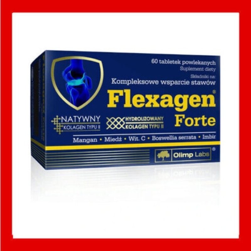 Olimp Labs Flexagen Forte Joint and Skin Support 120 Tablets with Collagen and Glucosamine