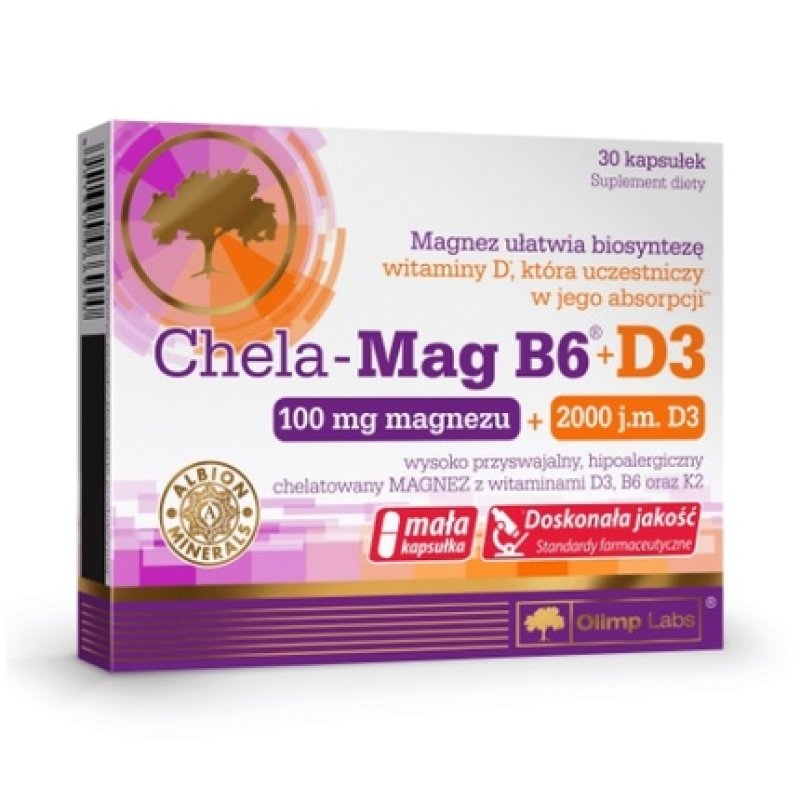 Olimp Chela-Mag B6 D3, 30 Capsules