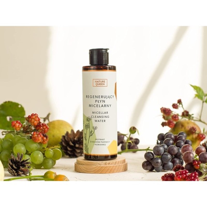 Nature Queen Micellar Cleansing Water Antibacterial Regenerating Moisturizing Soothing Paraben Free 200ml