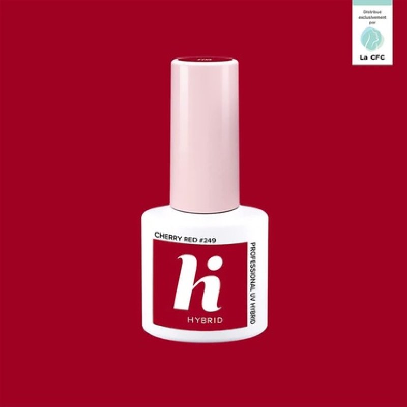 Hi Hybrid 249 Cherry Red UV Gel Nail Polish 5ml