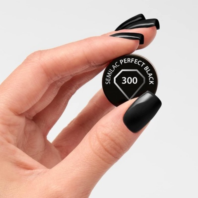 Semilac UV Nail Polish 300 Perfect Black 7ml