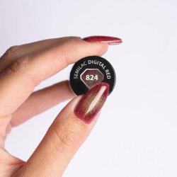 Semilac UV Nail Polish 824 Digital Red 7ml