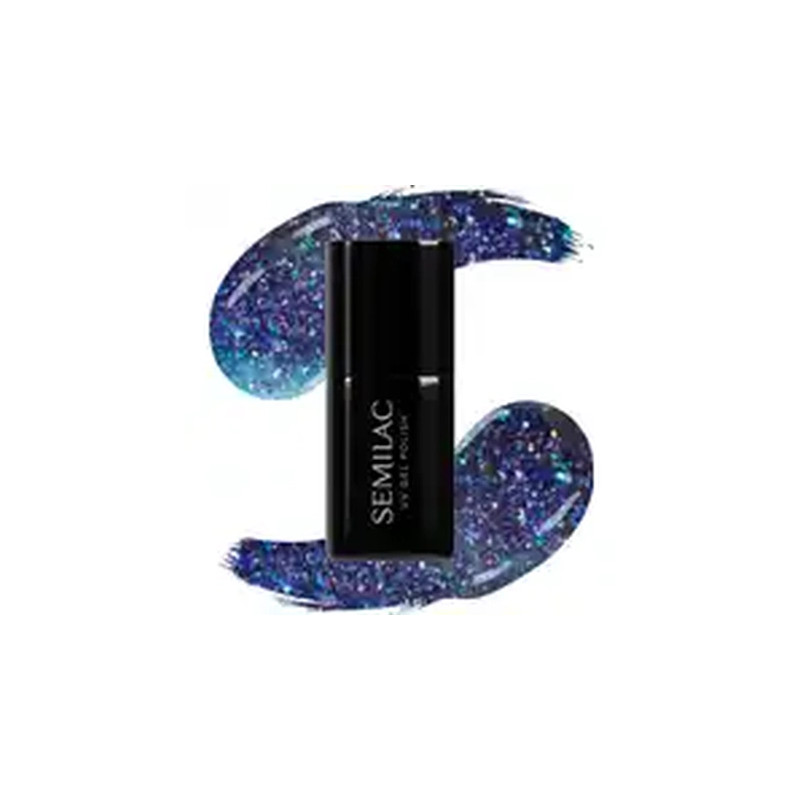 Semilac Uv Nail Polish Virtual Blue