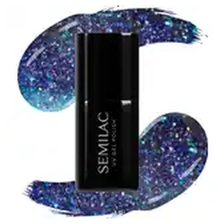 Semilac Uv Nail Polish Virtual Blue