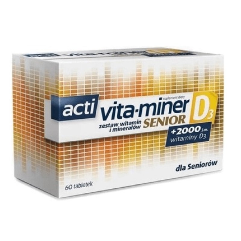 Acti Vita-Miner Senior D3 - 60 Tablets