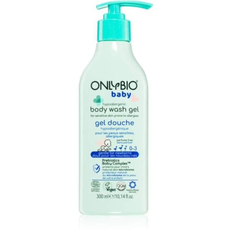 OnlyBio Hypoallergenic Baby Shower Gel 300 ml