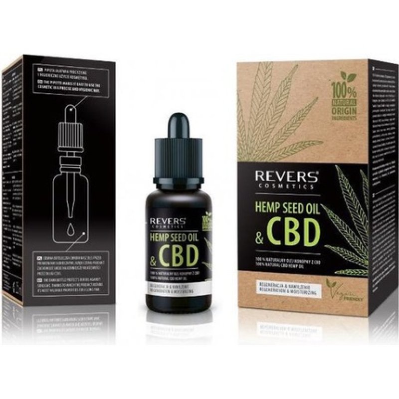 Revers® 100% Natural Cbd Hemp Oil 15ml.