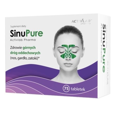 Activlab Pharma Sinupure Nasal Wellness Support - 75 Tablets