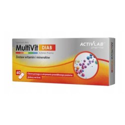 Activlab Pharma Multivitamin Diab 60 Capsules - Essential Vitamins For Diabetes Management
