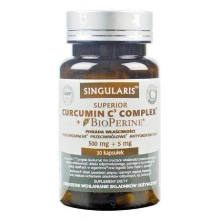 Curcumin C3 Complex Bioperine 30 Capsules Turmeric Anti-inflammatory and Antioxidant