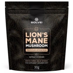 Solve Labs Lion's Mane Hericium Erinaceus Dietary Supplement Powder 30g