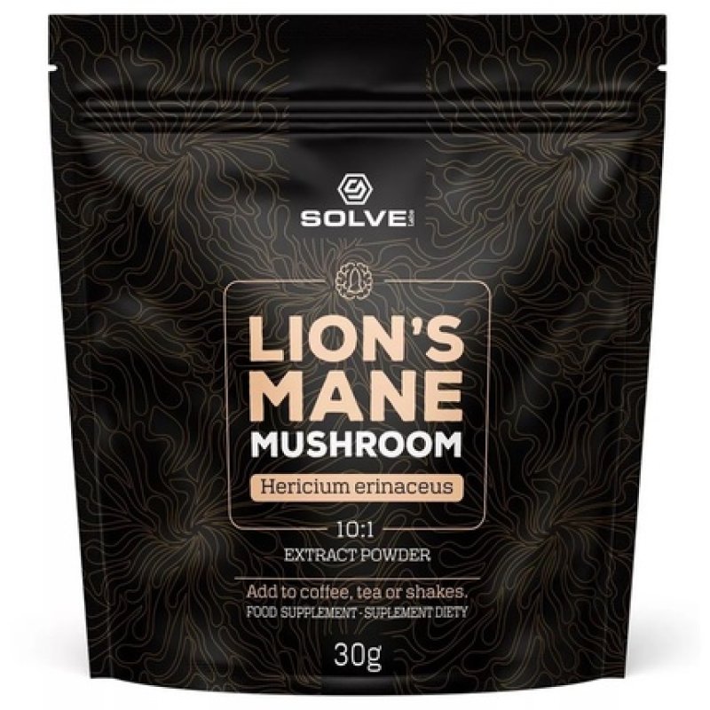 Solve Labs Lion's Mane Hericium Erinaceus Dietary Supplement Powder 30g