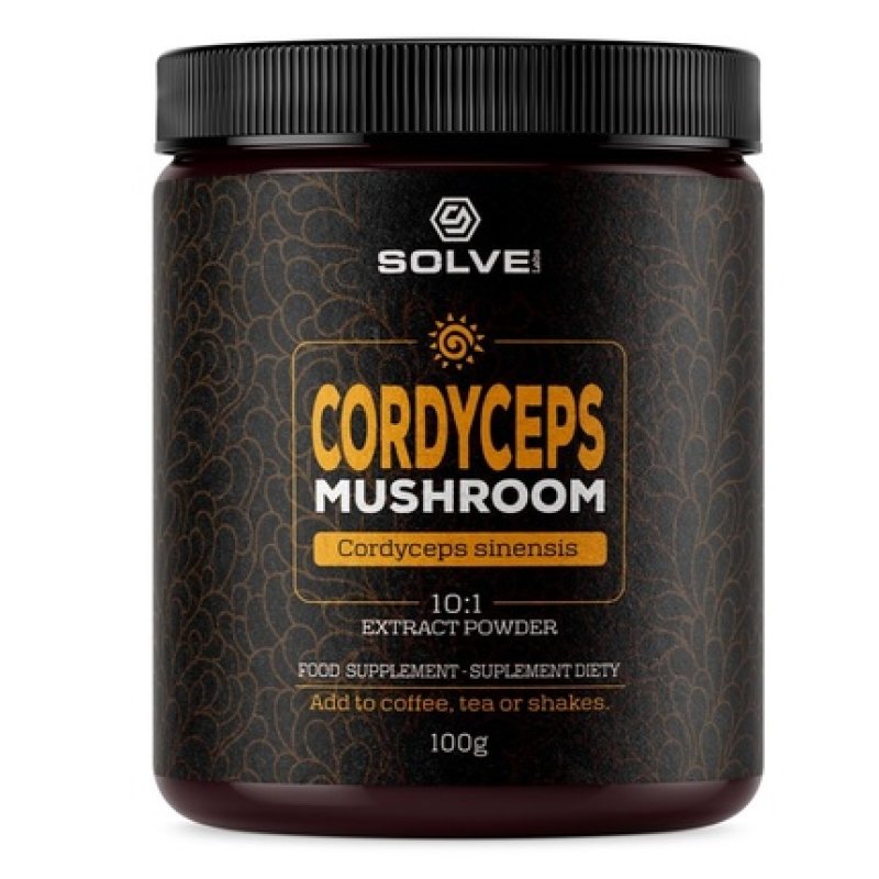 Solve Labs Cordyceps Mushroom Dietary Supplement Powder 100g