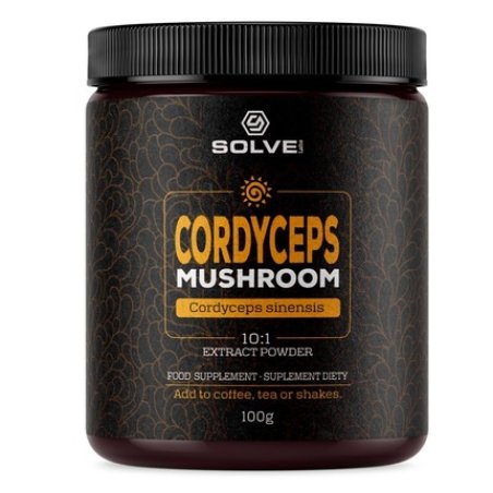 Solve Labs Cordyceps Mushroom Dietary Supplement Powder 100g