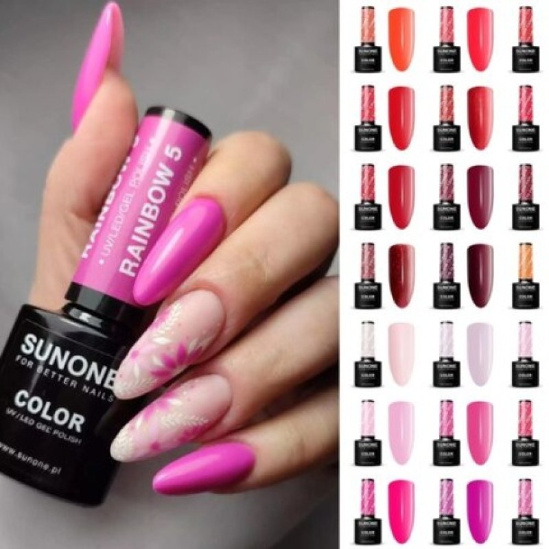 Sunone Soak Off Hybrid UV LED Flexy Gel Manicure Pedicure Nail Colors 5ml